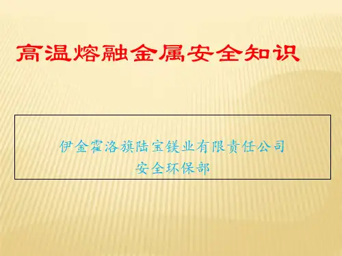 高温熔融金属安全知识.ppt