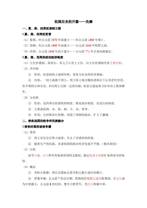 02 祖国历史的开篇