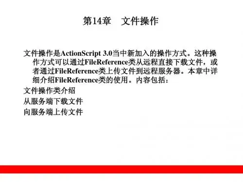 第14章  文件操作
