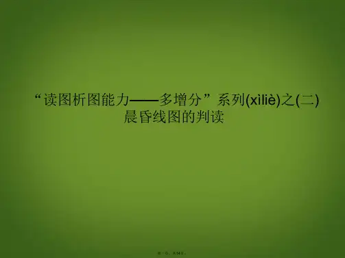 高考地理一轮复习 晨昏线图的判读课件 鲁教版