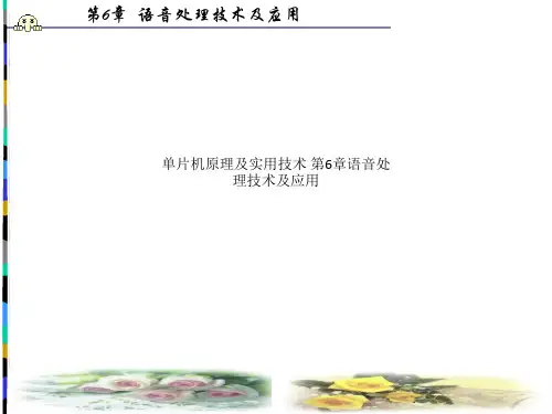 单片机原理及实用技术 第6章语音处理技术及应用