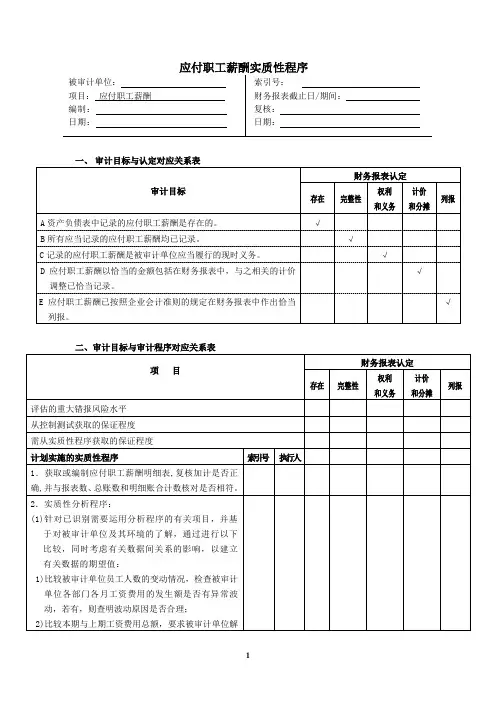 4-2-4负债类——应付职工薪酬