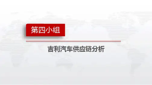 吉利汽车--供应链管理分析