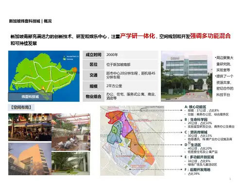 新加坡纬壹科技城案例分析