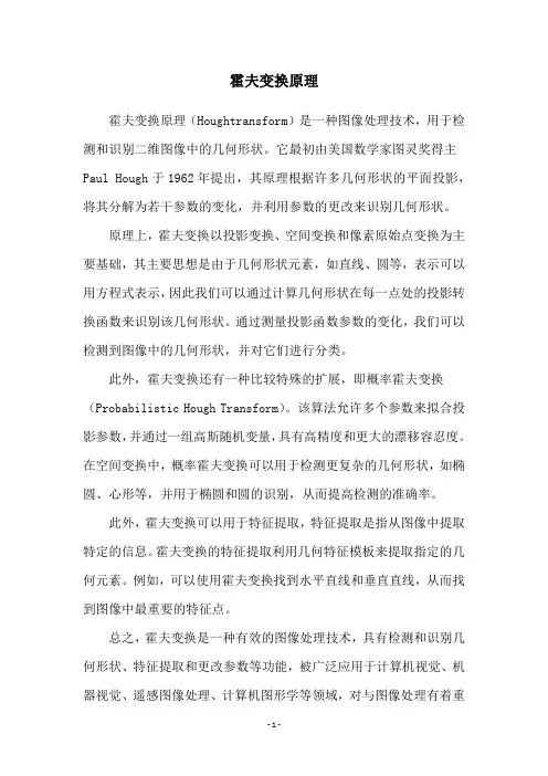 霍夫变换原理
