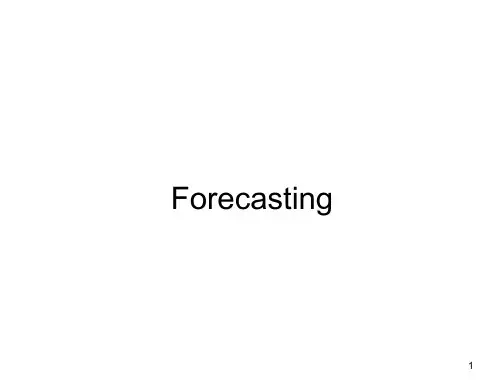 forcasting