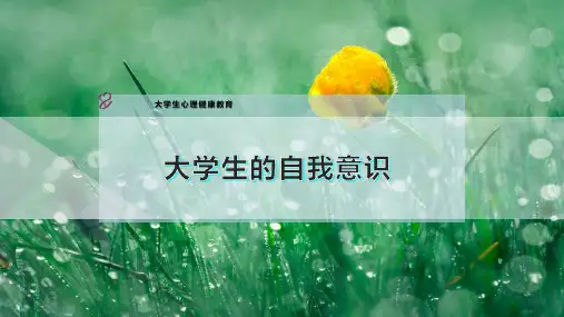 大学生的自我意识