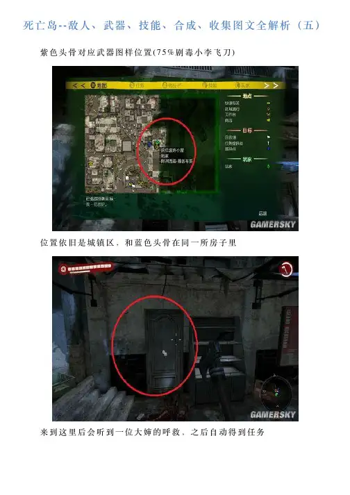 死亡岛敌人、武器、技能、合成、收集图文全解析(五)