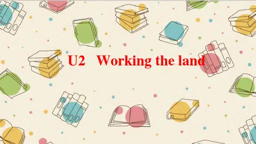 高中英语人教版必修四第二单元知识点课件(共21张)