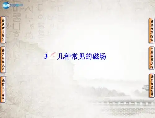 2014版高中物理 3-3几种常见的磁场课件 新人教版选修3-1