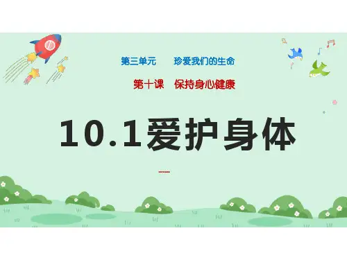10.1 爱护身体 课件(27张PPT)-2024-2025学年统编版道德与法治七年级上册