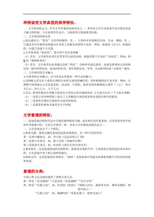 文学概论：文学概论(自己)