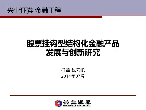 股票挂钩型结构化金融讲解