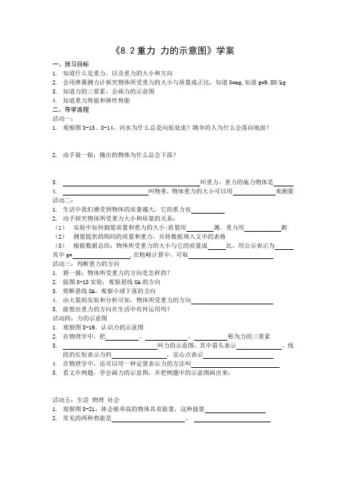 802重力力的示意图