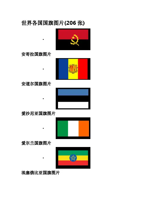世界各国国旗图片