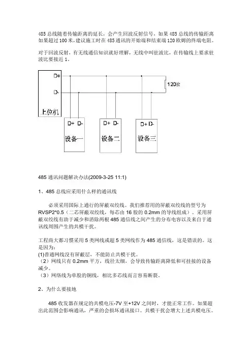 485总线问题解决方法