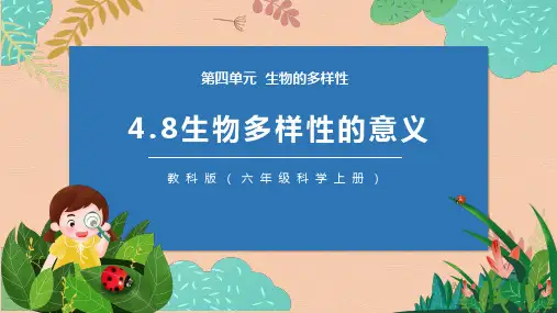 生物多样性的意义生物PPT课件