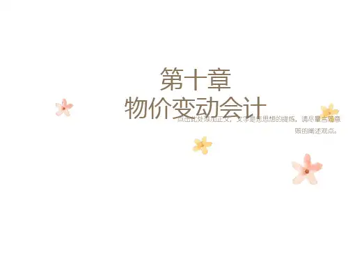 物价变动会计