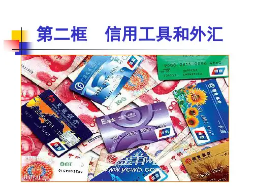 1.2信用工具和外汇67136精品文档27页
