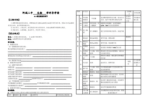 高中生物必修三导学案1
