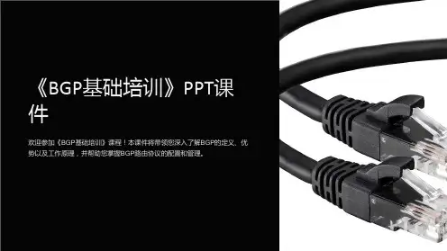 《BGP基础培训》课件