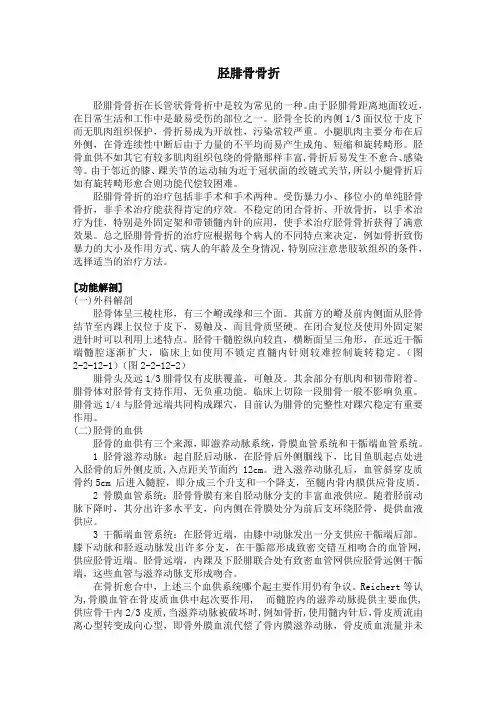 胫骨腓骨骨折解析