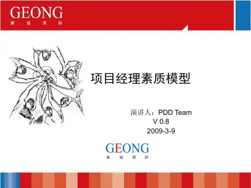 项目经理素质模型
