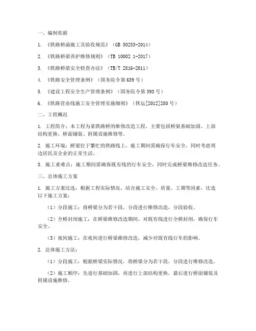 铁路桥安全专项方案