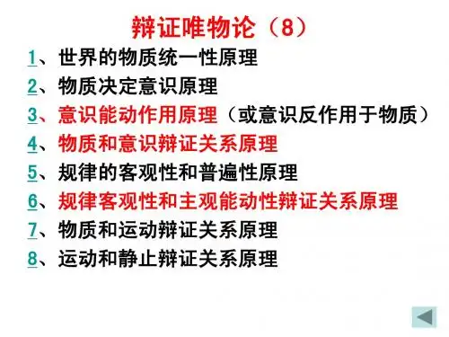唯物论原理及方法论