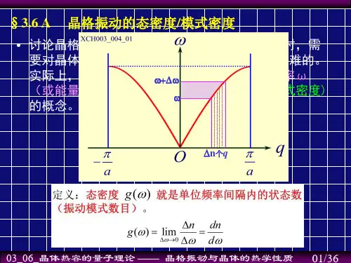 03_06_晶格热容的量子理论