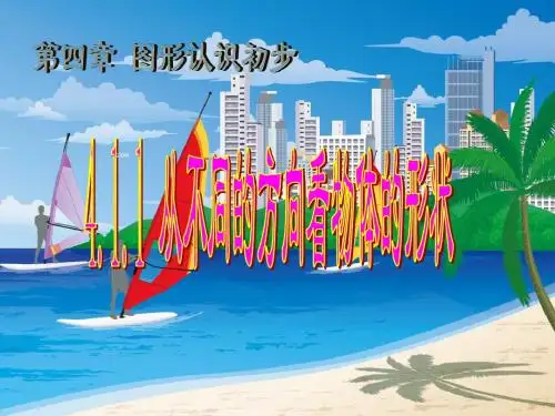 七年级数学上册 4.1.1从不同的方向看物体 课件(共21张PPT)
