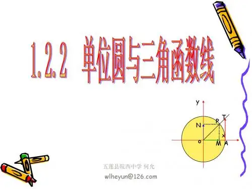 1.2.2单位圆与三角函数线