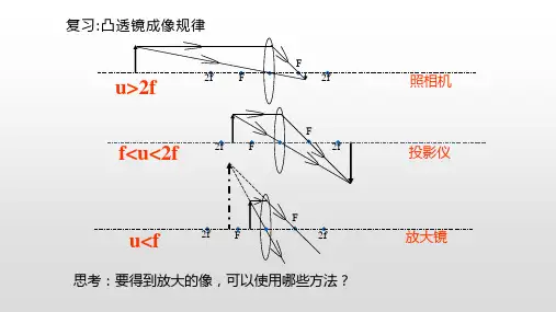 人教版初中物理八年级上册第五章透镜及其应用第5节显微镜和望远镜新课教学课件