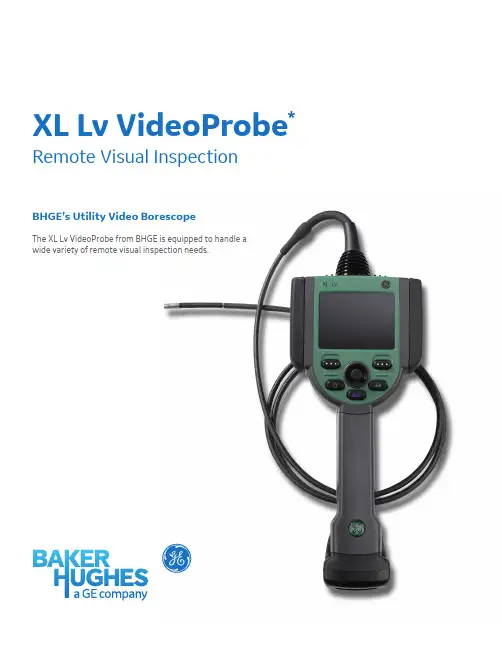 BHGE XL Lv VideoProbe 远程视觉检查器说明书