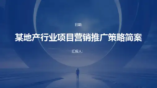 某地产行业项目营销推广策略简案