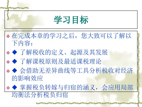 税收原理(PPT 59页)