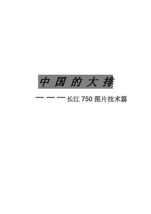 中国的大排---长江750图片技术篇