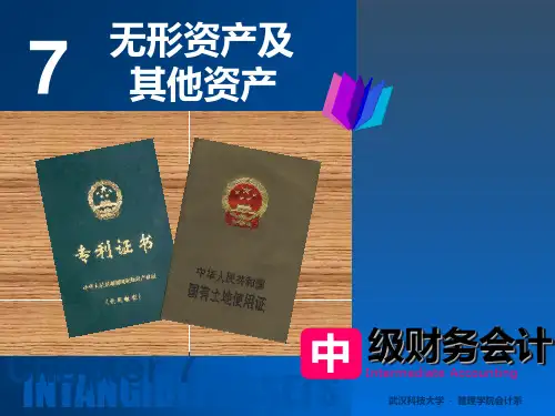 中级财务会计无形资产及其他资产PPT课件