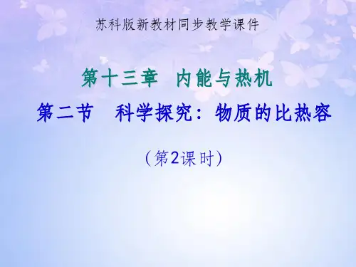 《物理物质的比热容》PPT课件