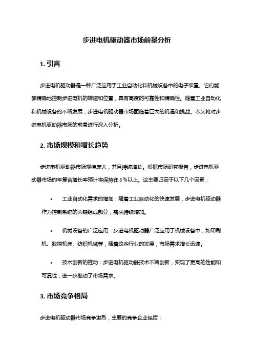 2024年步进电机驱动器市场前景分析