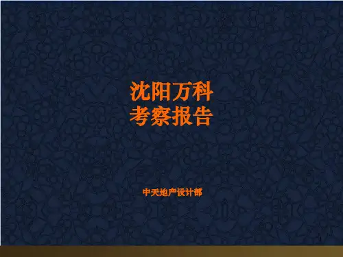 万科考察报告