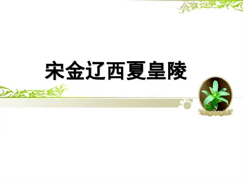 宋金辽西夏皇陵