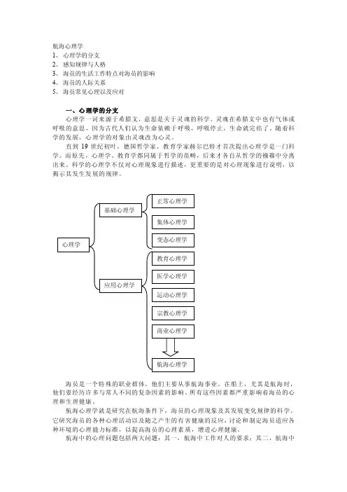 航海心理学——精选推荐