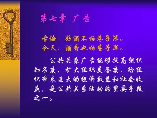 公共关系广告 