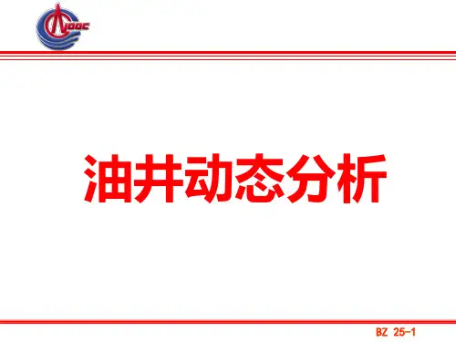 单井动态分析及其地质知识PPT课件