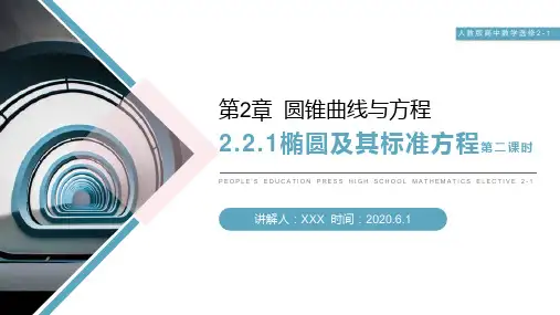 《椭圆及其标准方程》人教版高中数学选修2-1PPT课件(第2课时)