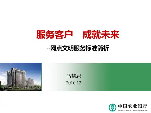 网点标准化服务简析 PPT课件
