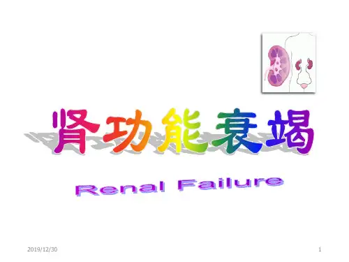 肾功能衰竭RenalFailure2003wpyppt课件