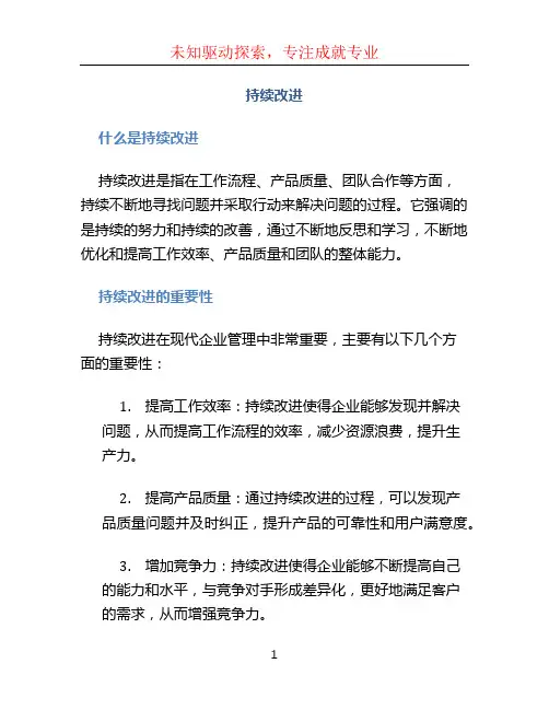 持续改进 (2)