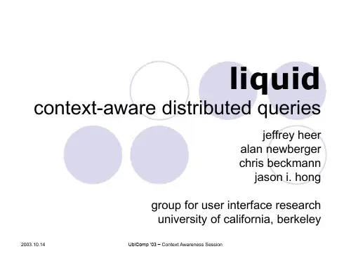 liquid context-aware queries